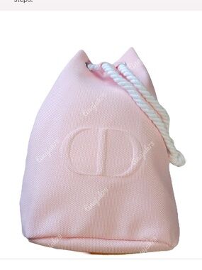 Dior CD Drawstring Cosmetic Bag Pouch